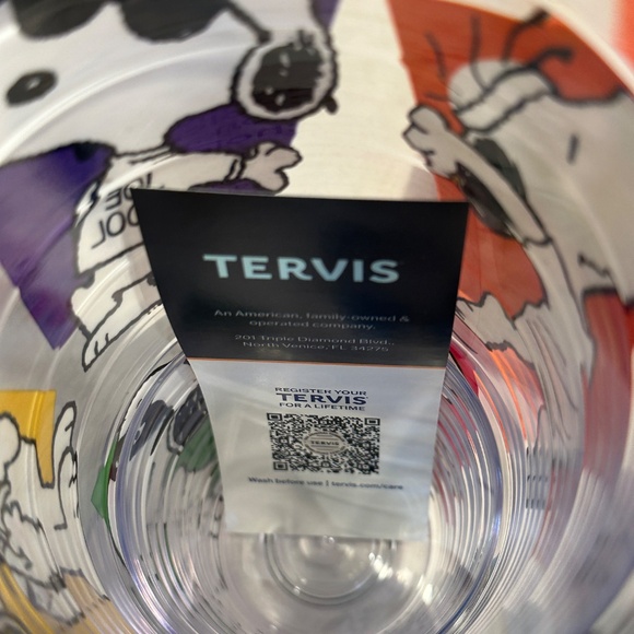 Tervis Peanuts Snoopy/Joe Cool Double Walled 24oz Tumbler W/LID NEW - Picture 8 of 11